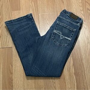 Cody James Boys 18 (27x28) Bootcut Jeans Medium Blue Denim Stretch Western Rodeo